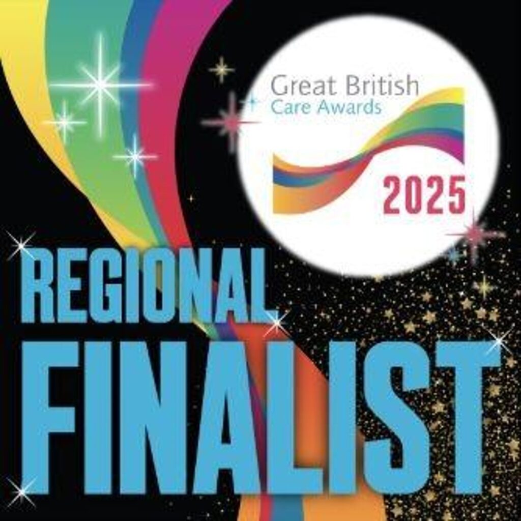Great British Care Awards 2025 Regional Finalist badge